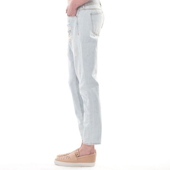 NWT IRO Jeans Blue Distressed Washed Denim Jeans Made in Italy Size 29 $244 - Picture 2 of 4